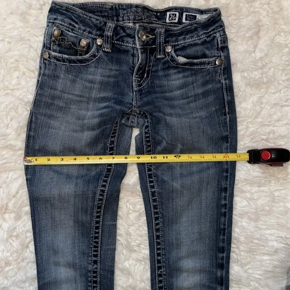 Miss Me Sunny ☀️ Low-Rise Skinny Jeans, Size 26 - Picture 11 of 16